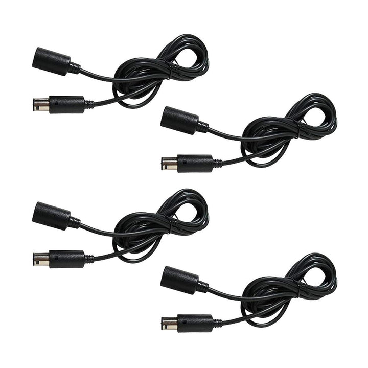 Eaxus® 4er Set GameCube Controller Verlängerungskabel 1,8 Meter Länge - für GC Controller/Gamepad/Jo