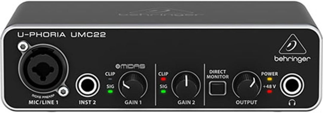 Best Price Square USB Audio Interface UMC22 by BEHRINGER U-PHORIA UMC22 Single U-PHORIA, U-PHORIA UM