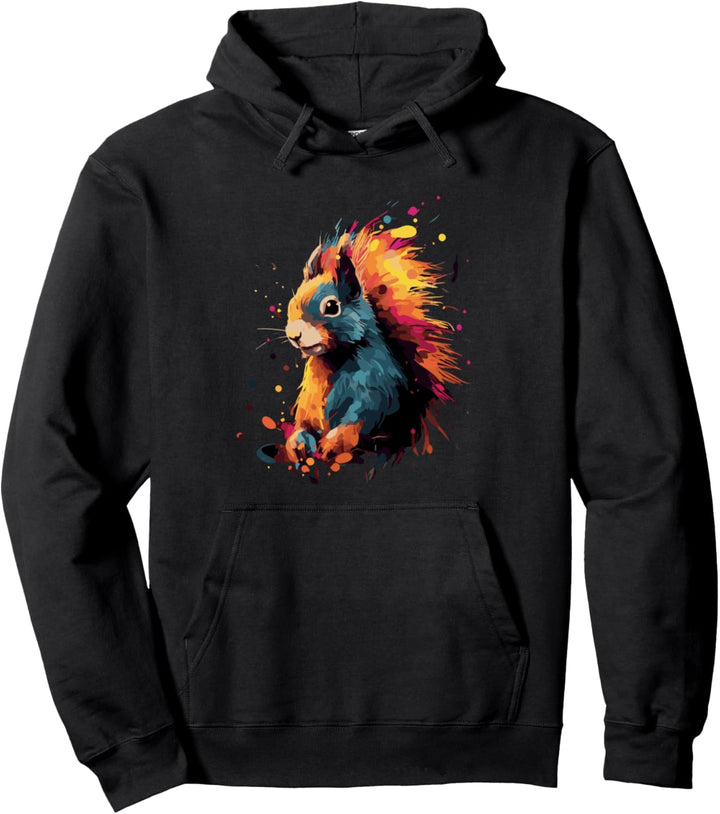 Eichhörnchen Colorful Pullover Hoodie