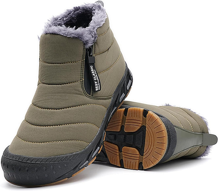 AONETIGER Winterschuhe Herren Damen Gefüttert Winterstiefel Wasserdicht Schneestiefel Warme Bequem S