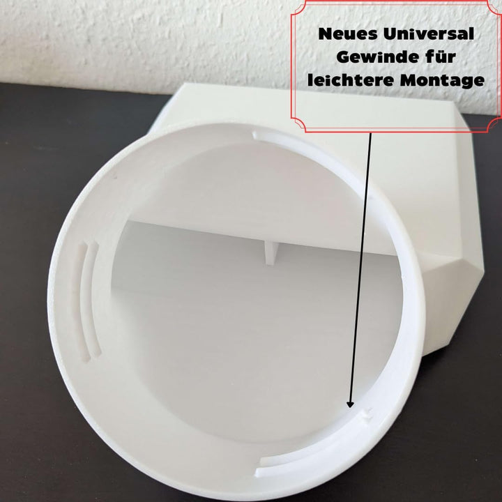 Klimaanlagen-Schlauch-Adapter für Dachfenster und Kippfenster – 14,5 cm Durchmesser, mit Universal-G