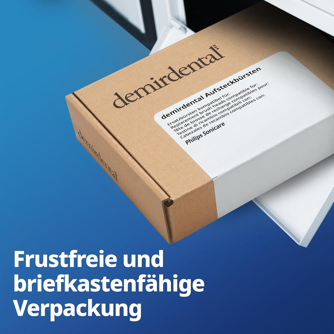 8er Ersatzbürsten von demirdental passend für Philips Sonicare C3 Premium Plaque Defence Standard Sc