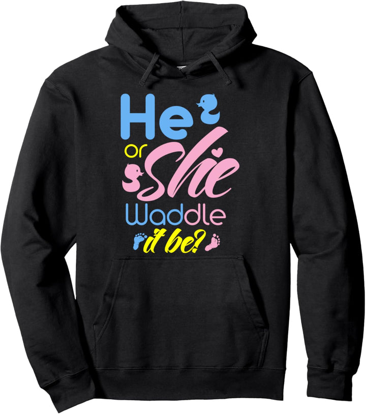 Er oder sie Waddle es sein Geschlecht decken Party nette Ent Pullover Hoodie