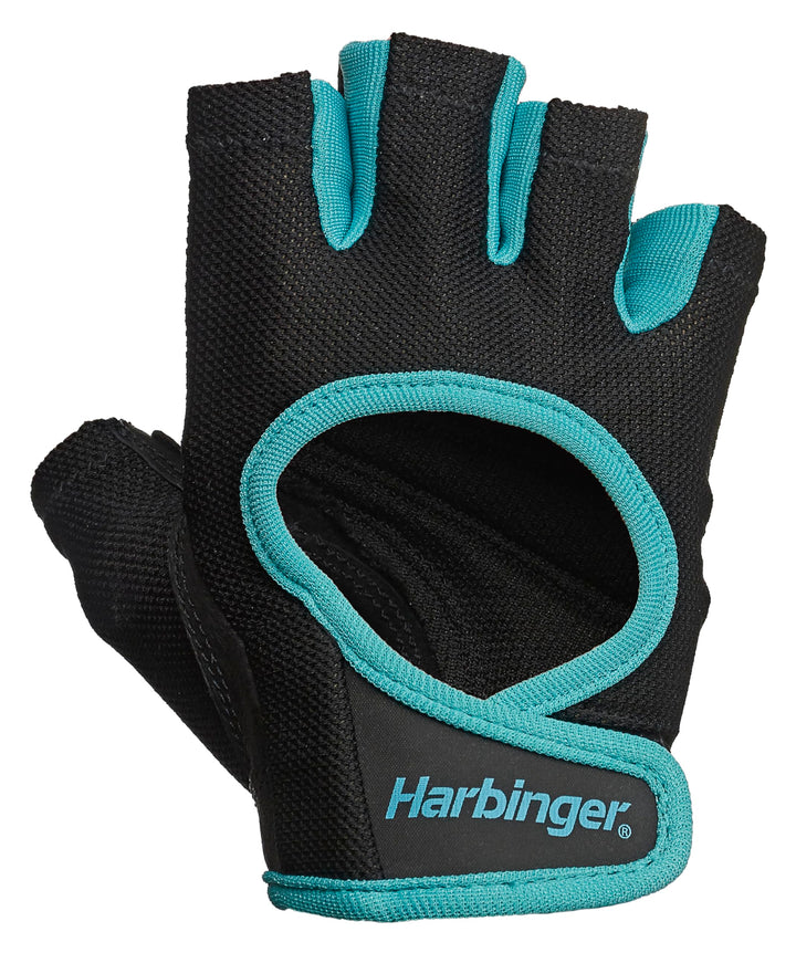 Harbinger Women's Power Gewichtheberhandschuhe mit StretchBack Mesh und Lederhandfläche (1 Paar) M B