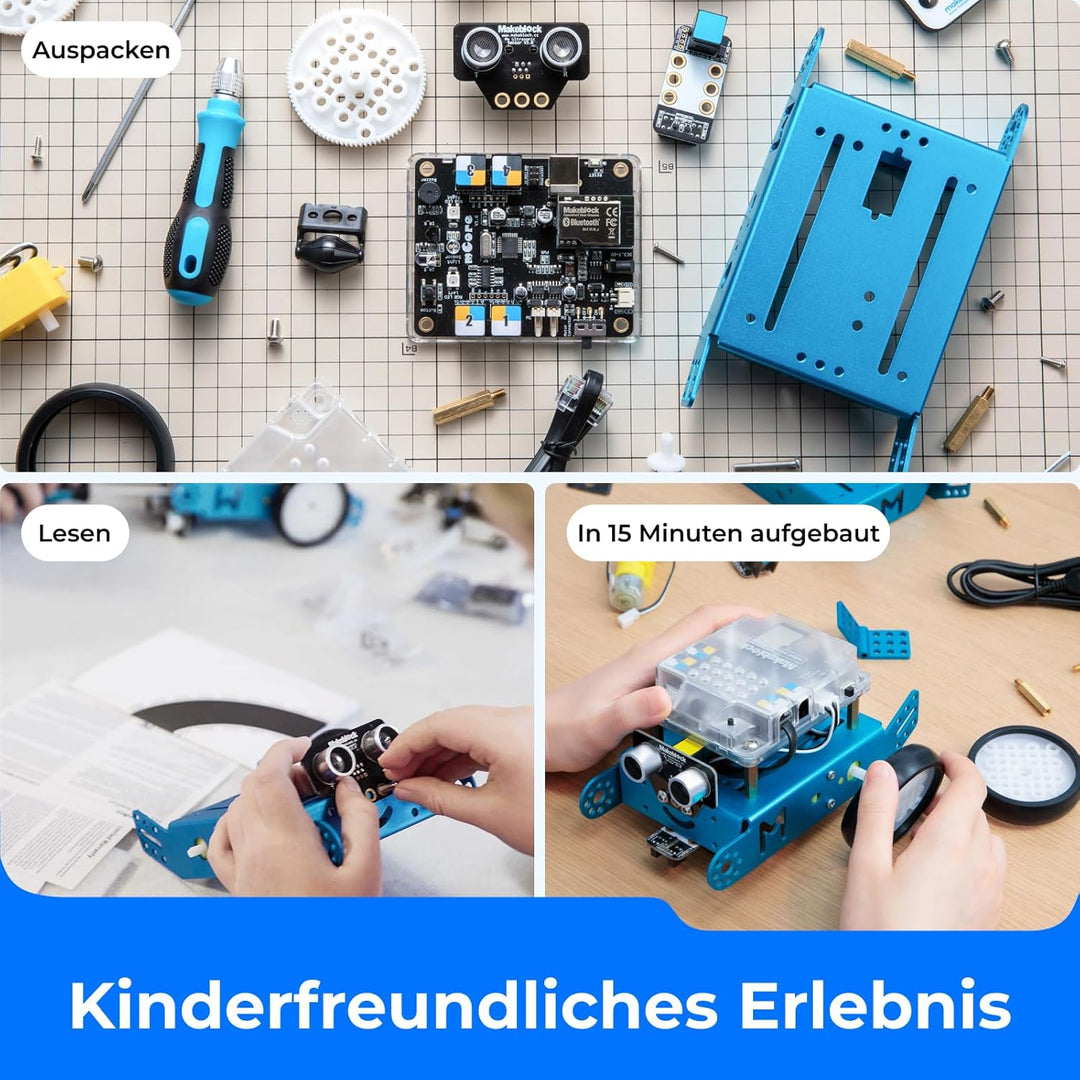 Makeblock mBot Smart Roboter Spielzeug, Scractch/Arduino Programieren Lernen, Roboter Programmierbar