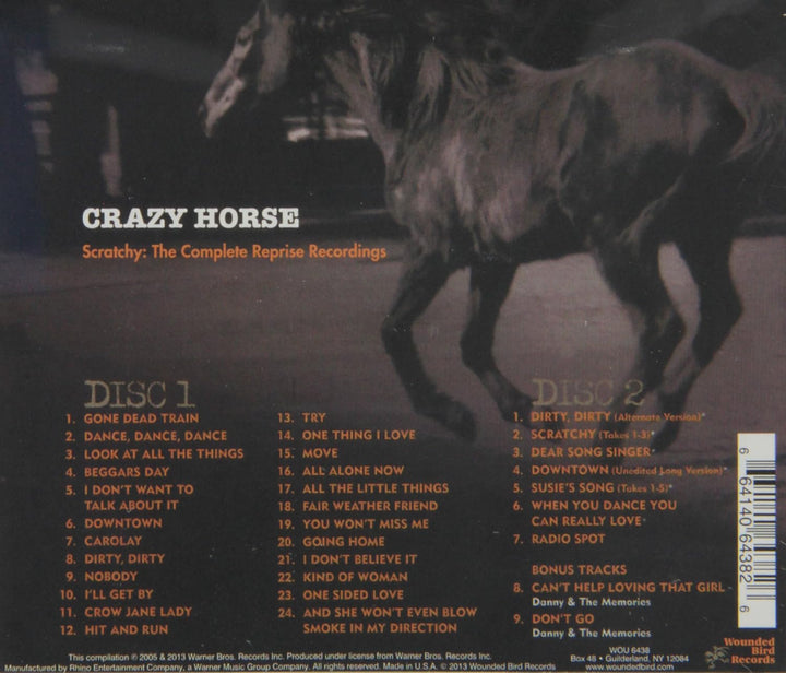 Scratchy: Complete Reprise Recordings, Audio-CD