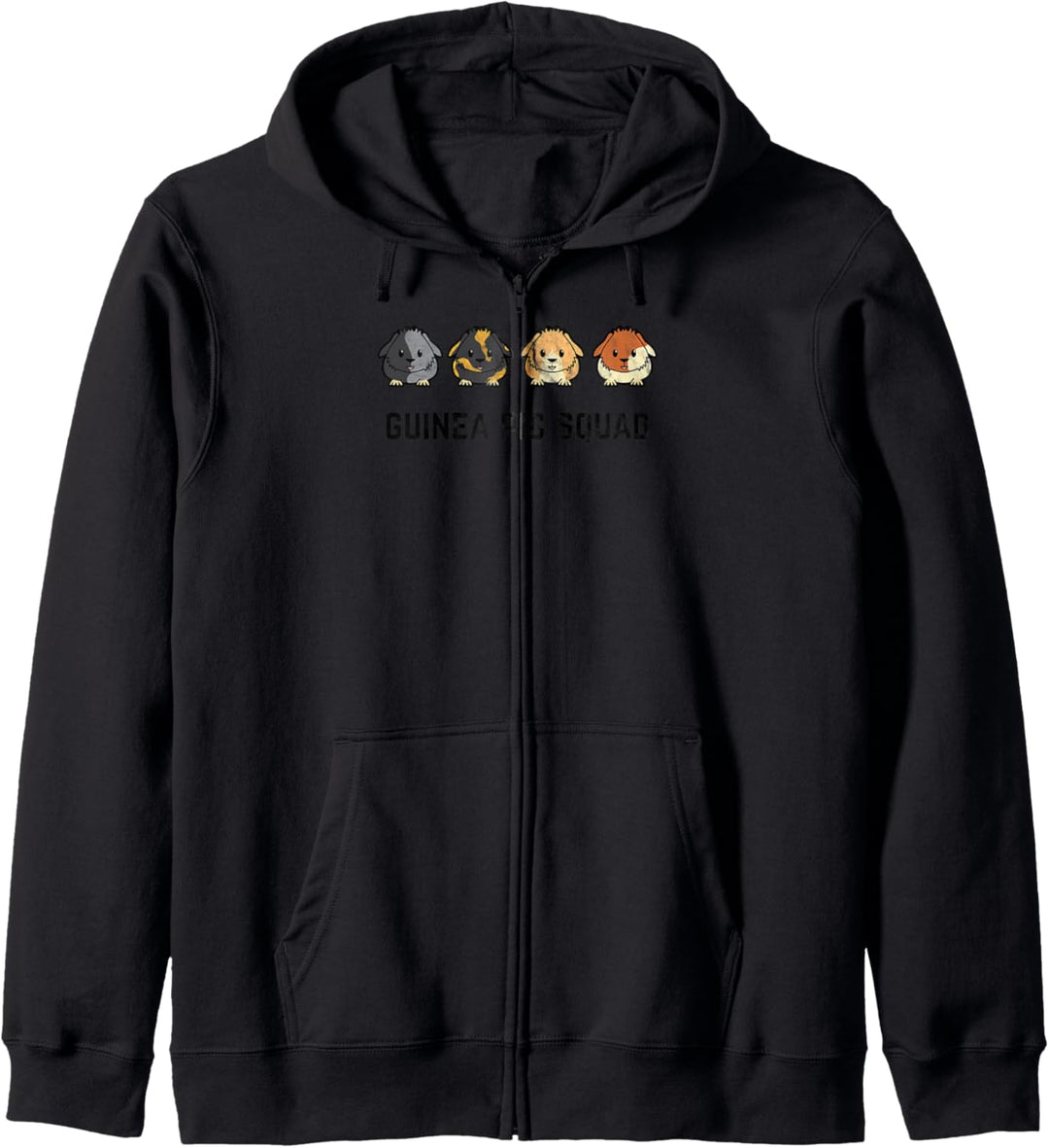 Lustiger Meerschweinchen Haustier Squad Team Kapuzenjacke