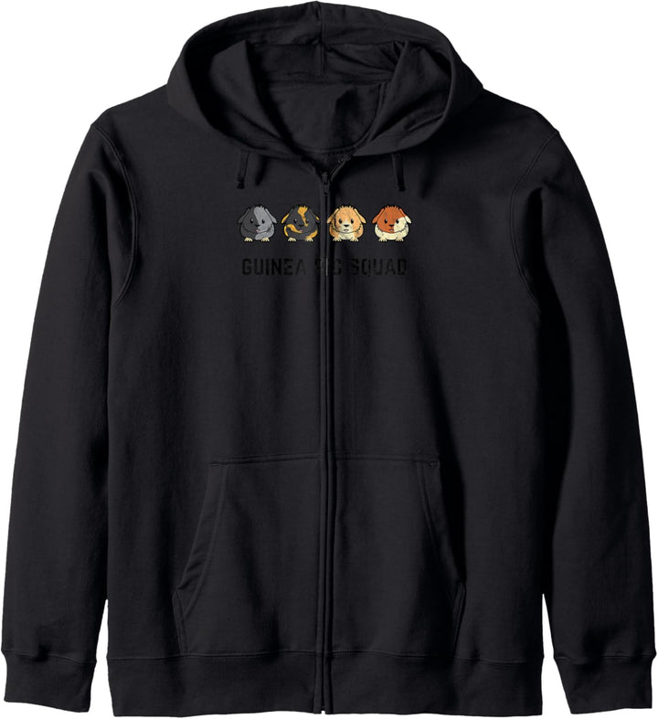 Lustiger Meerschweinchen Haustier Squad Team Kapuzenjacke