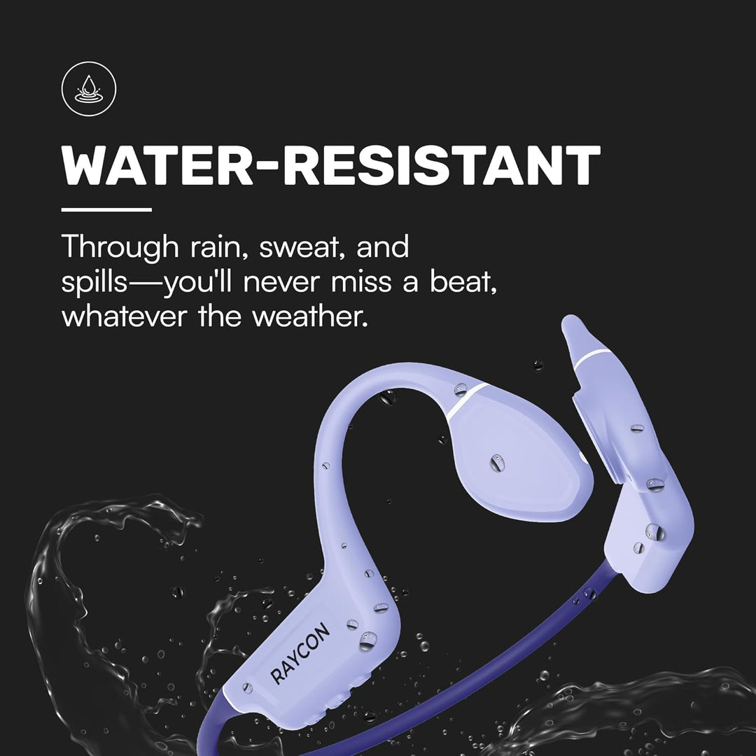 Raycon Open-Ear Knochenleitungskopfhörer, Bluetooth Sportkopfhörer mit Mikrofon, IPX68 wasserbeständ