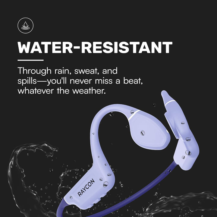 Raycon Open-Ear Knochenleitungskopfhörer, Bluetooth Sportkopfhörer mit Mikrofon, IPX68 wasserbeständ