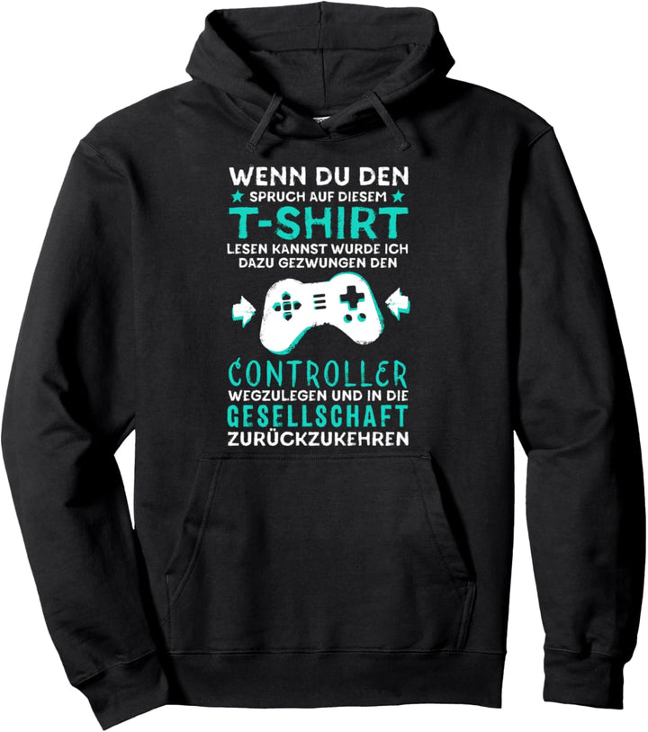 Geburtstag Junge Männer Teenager Zocker Geschenk Gamer Pullover Hoodie