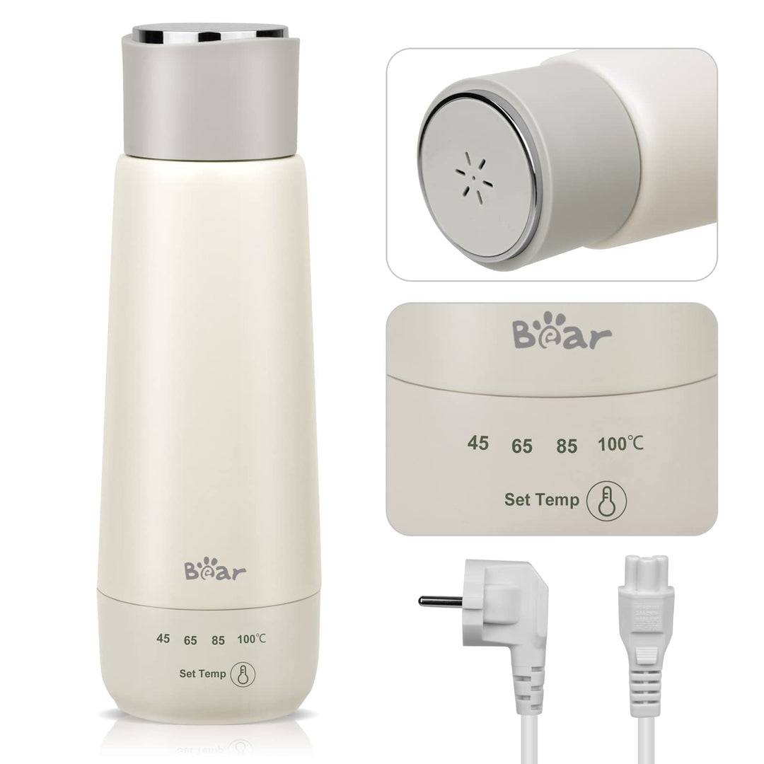 Bear 2023 300ml 4-Temperatur Elektrischer Wasserkocher, Tragbare Einzelberührungssteuerung, Drei In
