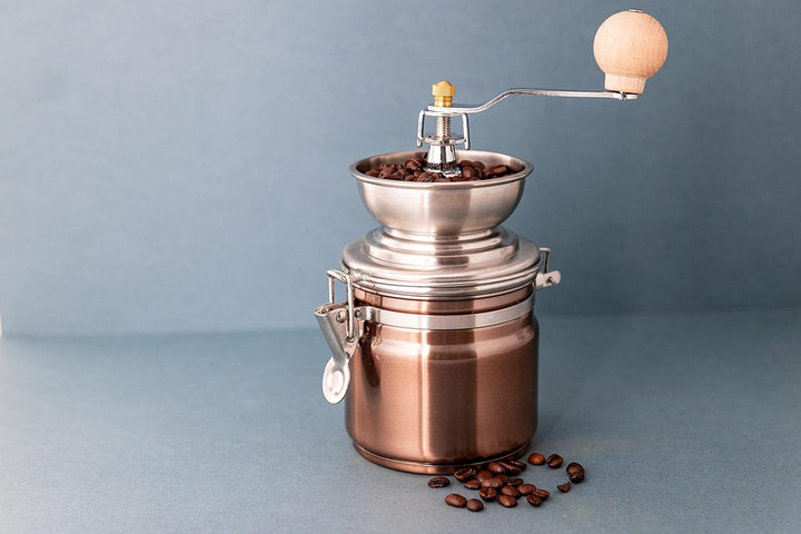 LA CAFETIERE LCGRINDCOP Kaffeemühle, Edelstahl, Kupfer
