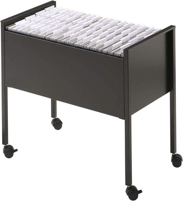 Durable Eco Hängemappenwagen 80 A4, schwarz, 309501 Offen schwarz, Offen schwarz