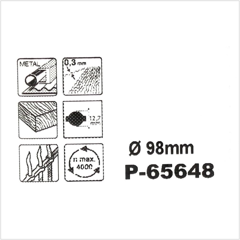 Makita Stahldrahtbuerste Vermessingt, P-65648