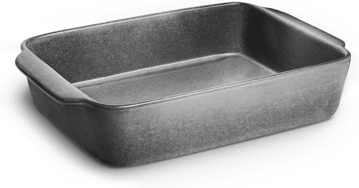 SPRINGLANE Keramik Auflaufform Misty Cliff 36 x 26 cm, Steingut Backform für Lasagne, Quiche oder Ti
