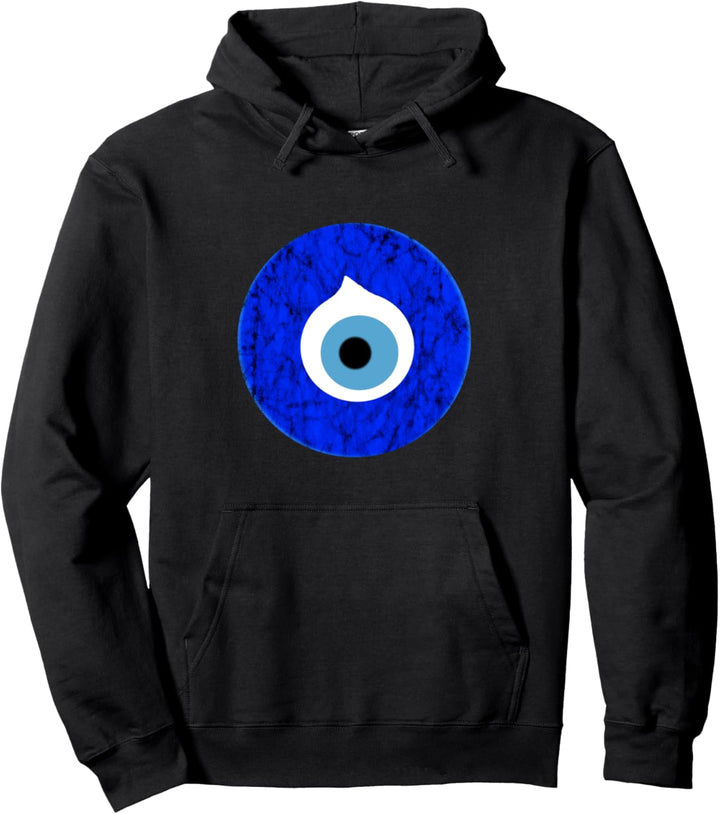 Nazar Evil Eye Amulett Schutz Blaue Auge der Fatima Pullover Hoodie