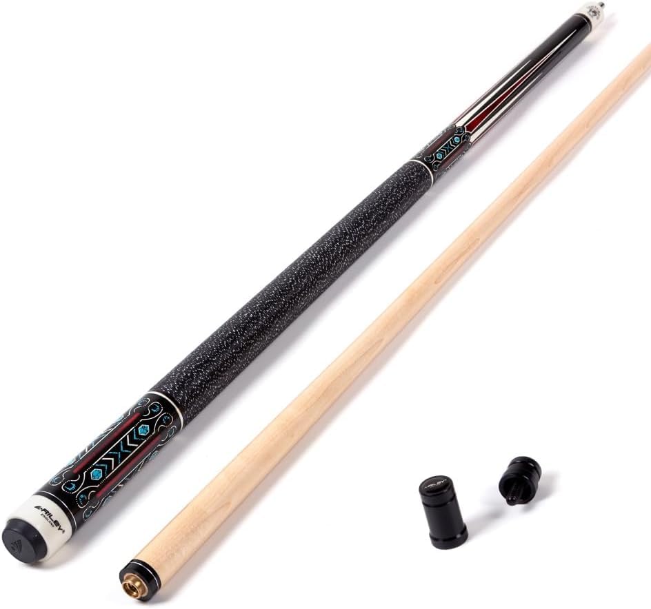 Riley Centurion American Billardqueue mit Leinenummanteltem Griff, 147 cm, 13 mm Spitzen-Gelenkschut