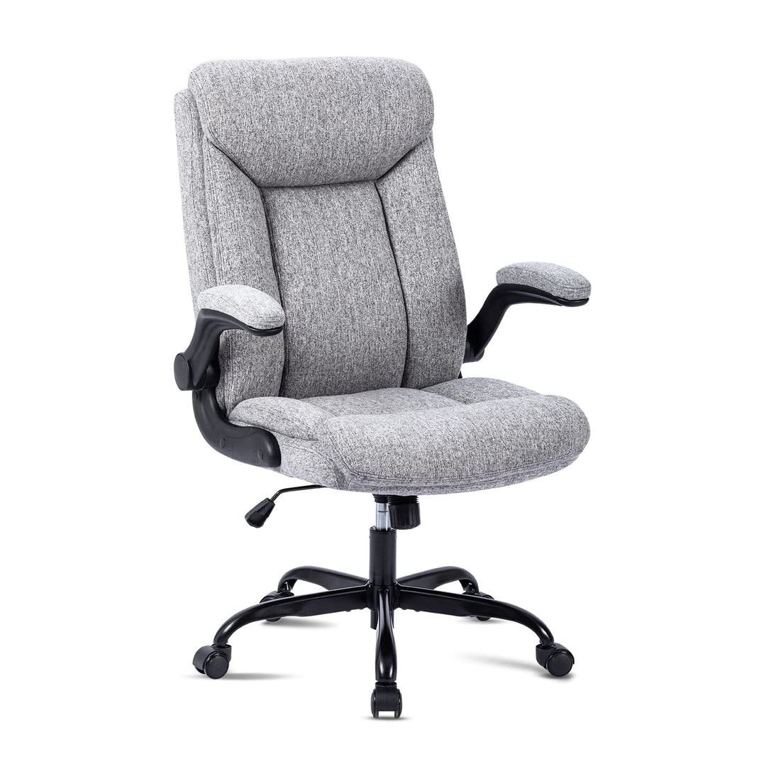 MZLEE Ergonomischer Bürostuhl Computerstuhl Schreibtischstuhl Drehbarer Arbeitsstuhl mit hochklappba