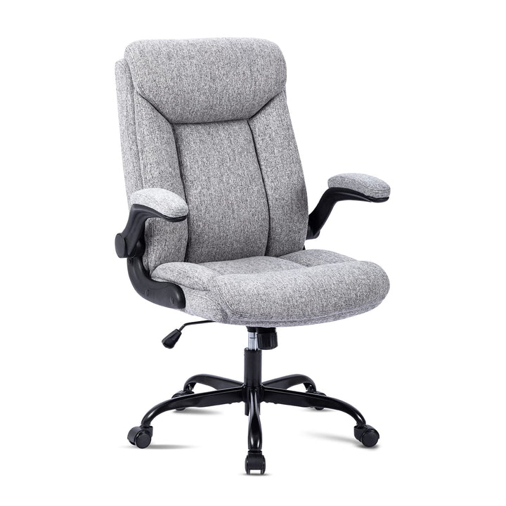 MZLEE Ergonomischer Bürostuhl Computerstuhl Schreibtischstuhl Drehbarer Arbeitsstuhl mit hochklappba