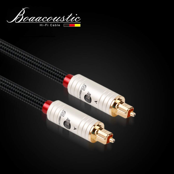 JIB Boaacoustic BlackBerry Optisches Kabel, Digital Audiokabel TOSLINK-HiFi-Signalkabel (S/PDIF) 1.5