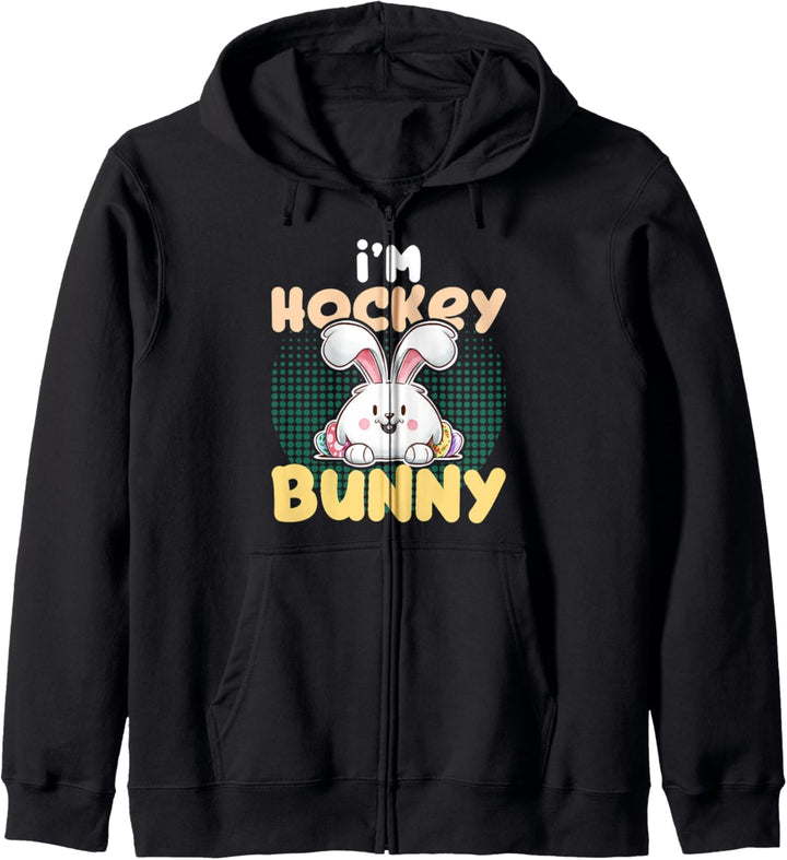 Hockey Bunny Matching Family Easter Day 2021 Kapuzenjacke