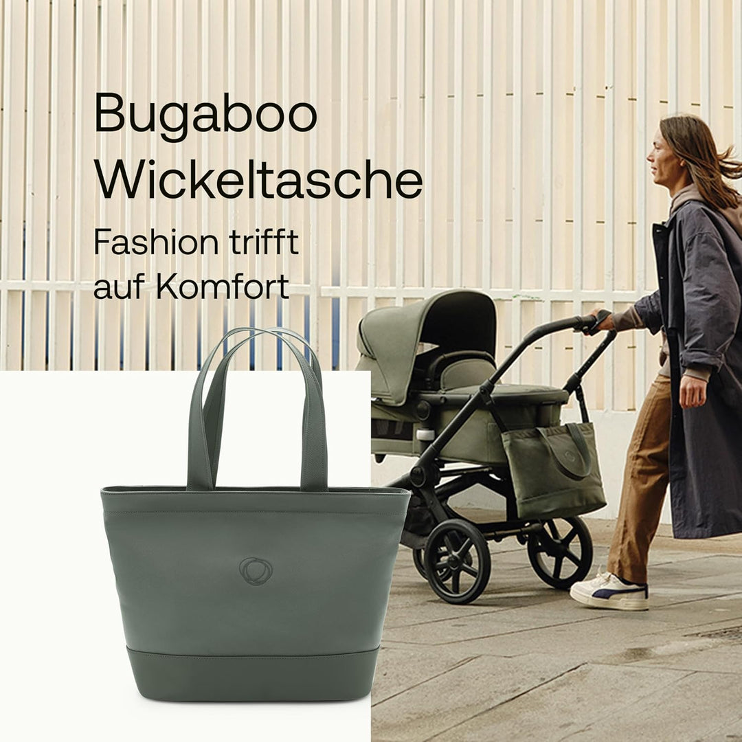 Bugaboo Wickeltasche, Windeltasche mit leicht zugänglichen Fächern, isoliertem Flaschenhalter, Wicke