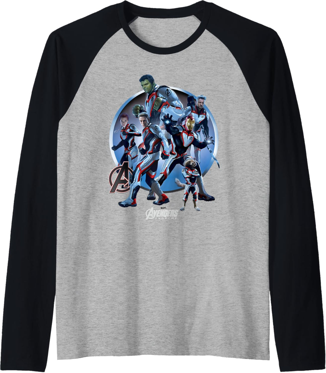 Marvel Avengers: Endgame Circle Gradient Portrait Raglan