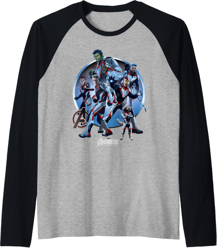 Marvel Avengers: Endgame Circle Gradient Portrait Raglan