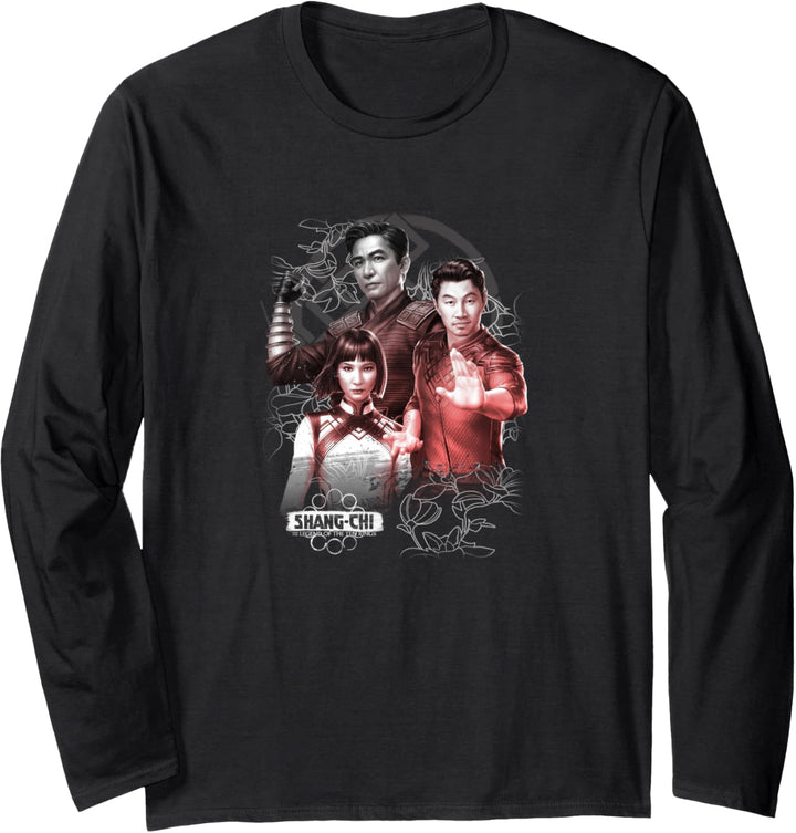 Marvel Shang-Chi Family Poster Langarmshirt