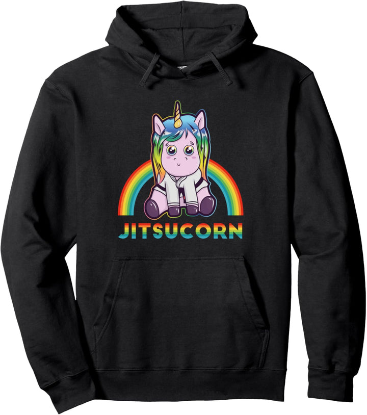 Jitsucorn - Brazilian Jiu-Jitsu, BJJ und Grappling Pullover Hoodie