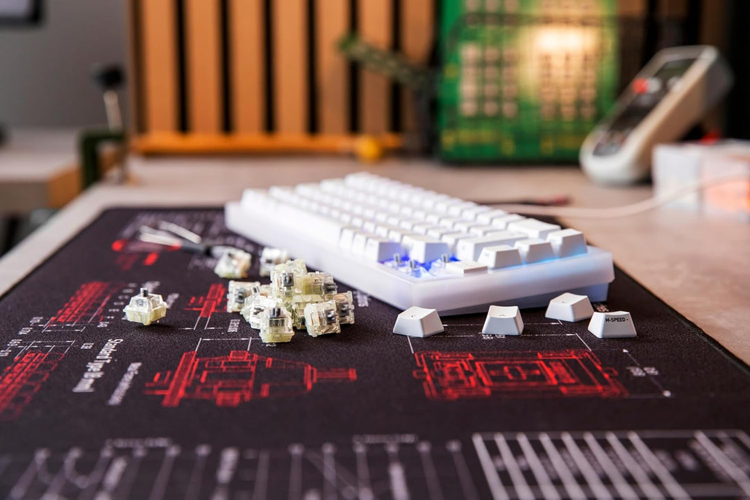 CHERRY MX RGB Speed Silver Switch Kit, 23 Mechanische Tastatur-Schalter, für DIY, Hot Swap oder Gami