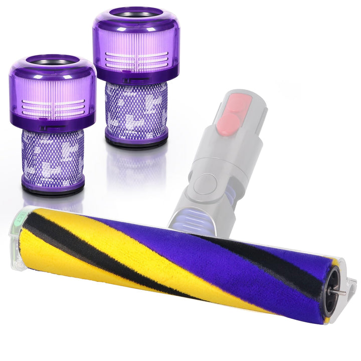 V12 Bürste für Dyson V12 Detect Slim Absolute Bürstenwalze Bürsten, Staubsauger Rolle Ersatzteile, S