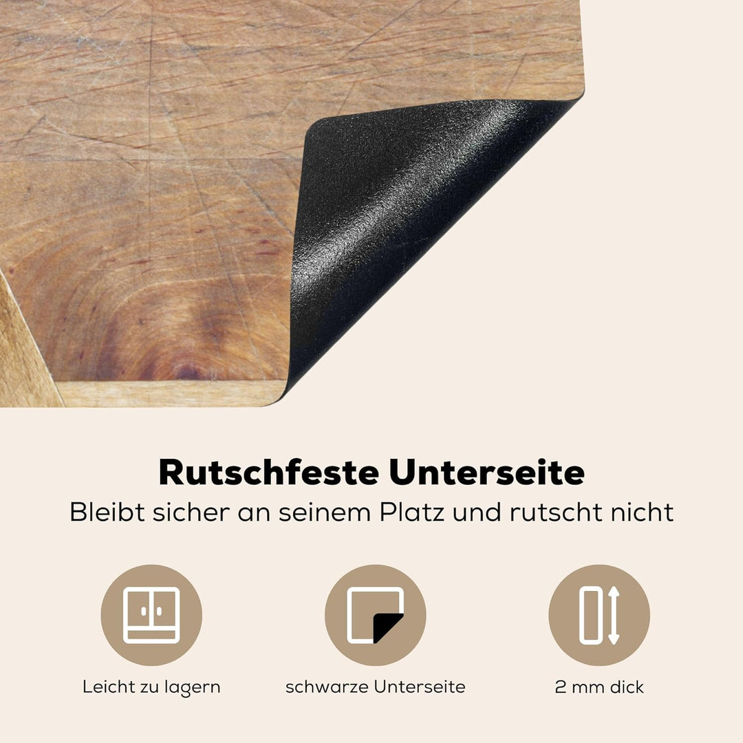 KitchenYeah© Herdabdeckplatte Einteilig Küche Herdabdeckung Induktionsfeld Ceranfeld Herdabdeckplatt