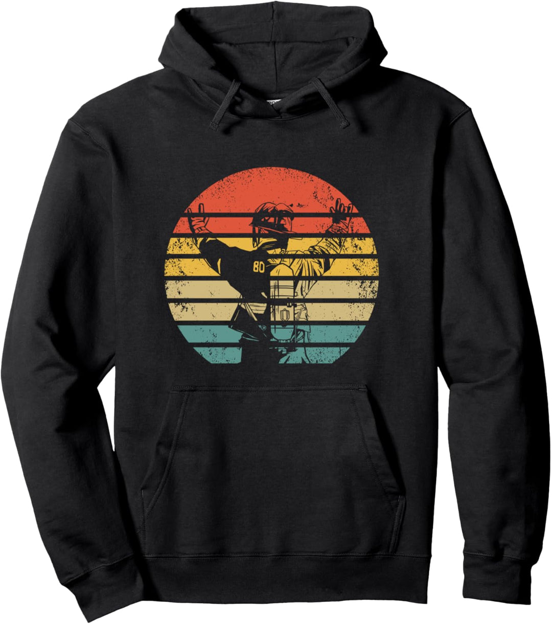 Feuerwehr Feuerwehrauto Geschenk - Flammen Feuerwehrfrau Pullover Hoodie