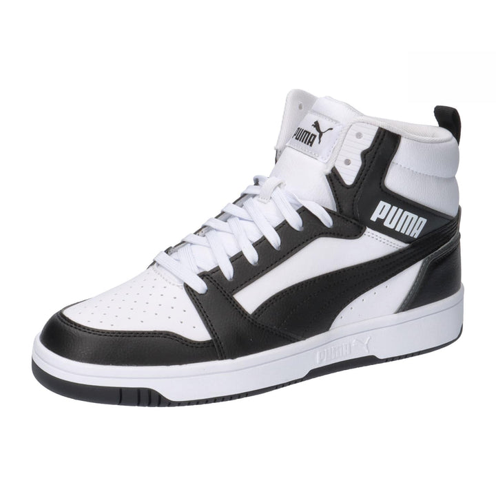 Puma Unisex Rebound V6Sneaker 37.5 EU Puma White Puma Black Shadow Gray Puma White, 37.5 EU Puma Whi