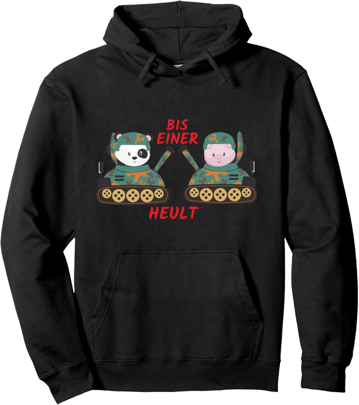 Bis einer heult Panzer Pullover Hoodie