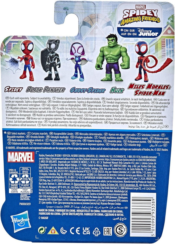 Spidey and his Amazing Friends Marvel Hulk Figur, 10 cm grosse Action-Figur für Kinder ab 3 Jahren,