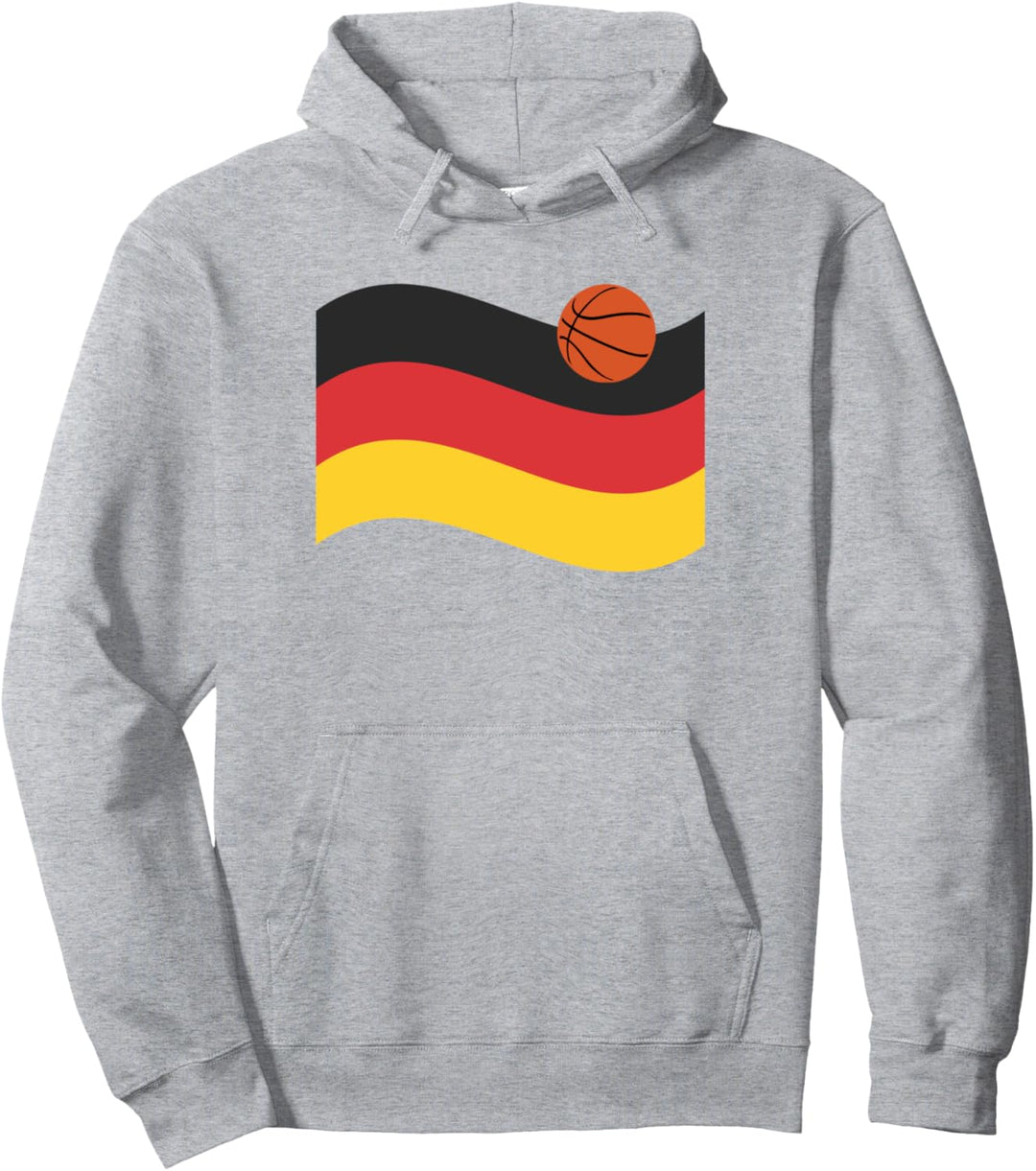 Deutsche Flagge Basketball Grafik / Feiern Sie Deutschland Pullover Hoodie
