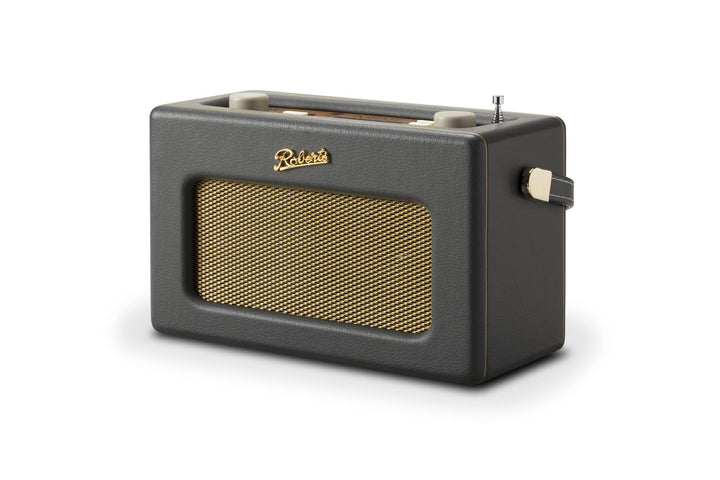 Roberts Revival iStream 3L Tragbares Radio, Dab+/FM/Bluetooth/WiFi, kohlegrau