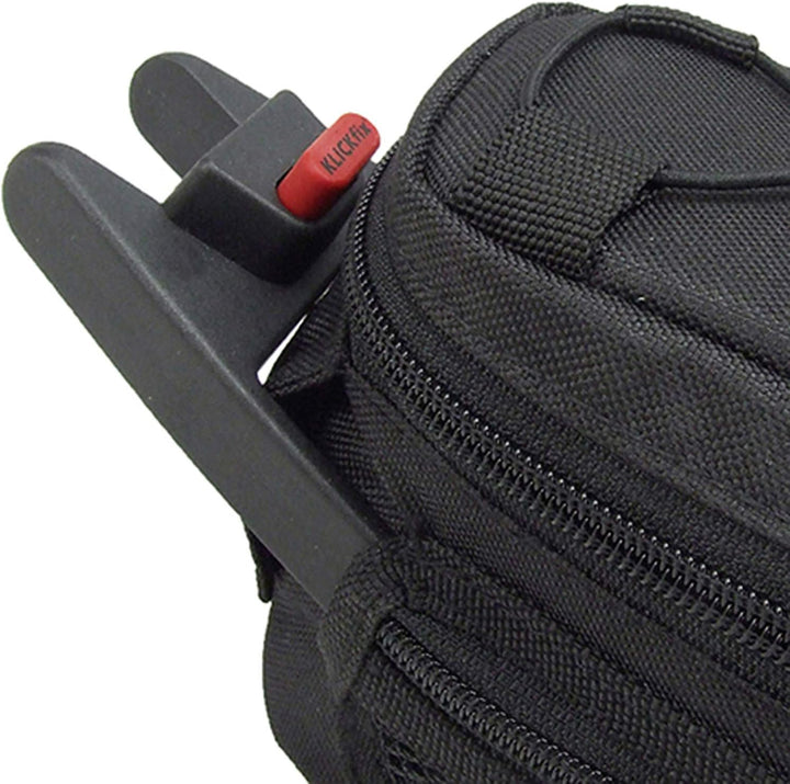 KlickFix 0216CS Unisex Contoura Satteltasche, Schwarz, 22 x 12 15 cm EU
