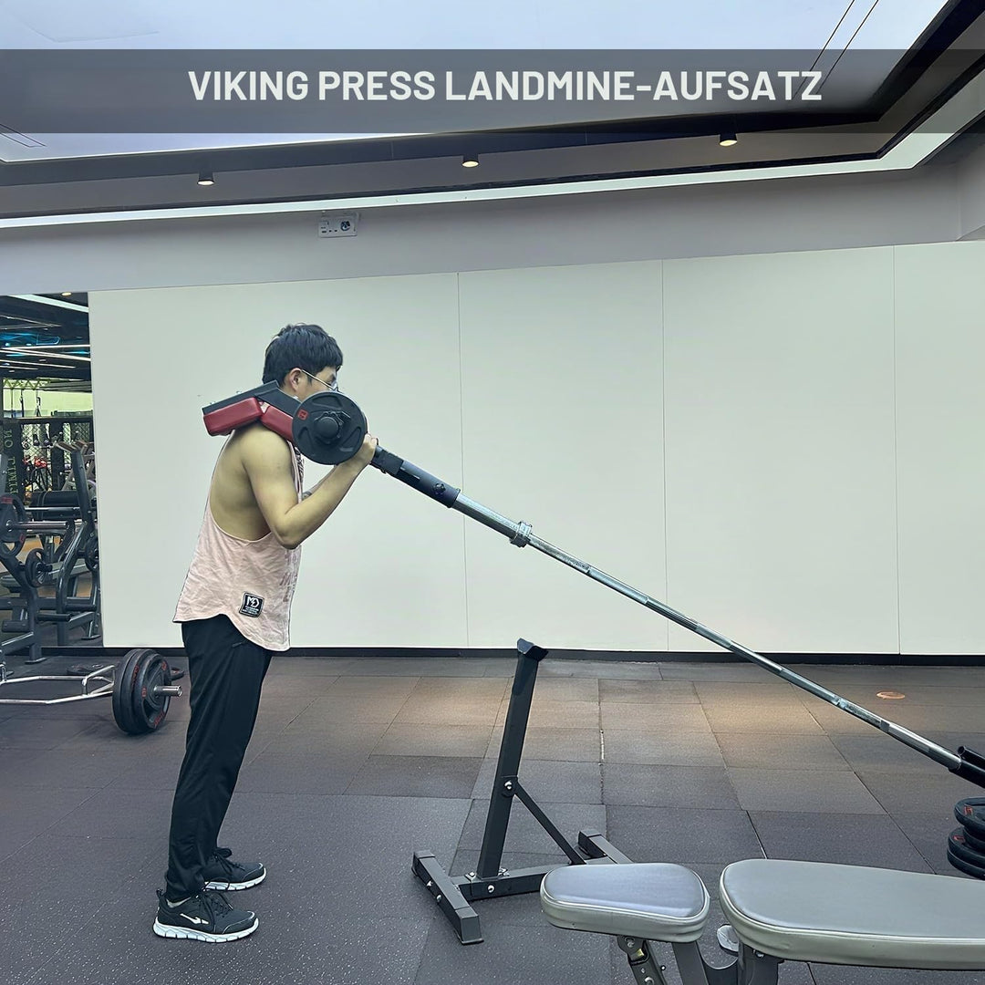 KORIKAHM Viking Press Landmine Griff für 5,1 cm olympische Langhantel, T-Bar Row Attachment Core Str