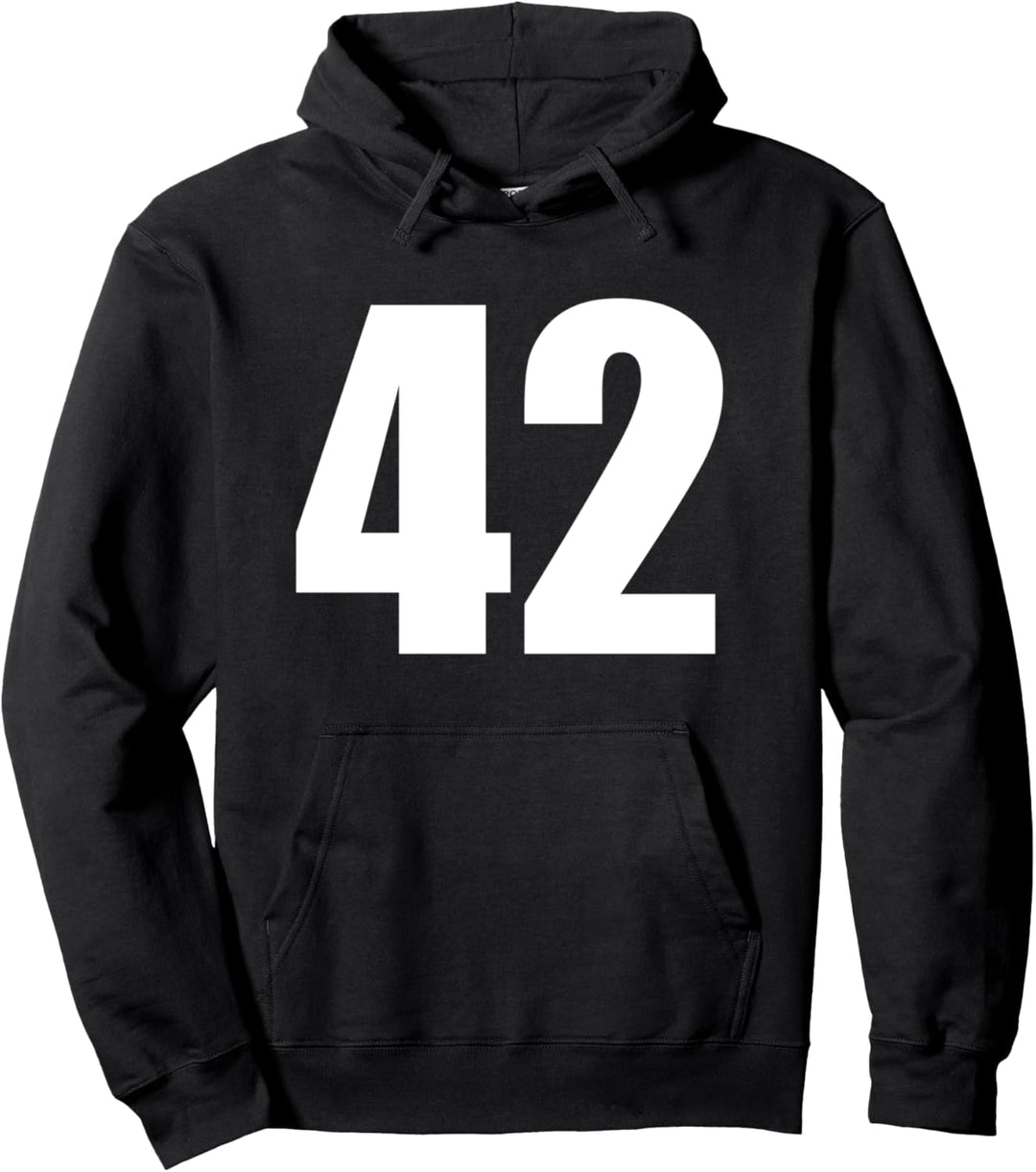 Sport Nummer 42 Baseball Fussball Fussball Basketball Pullover Hoodie