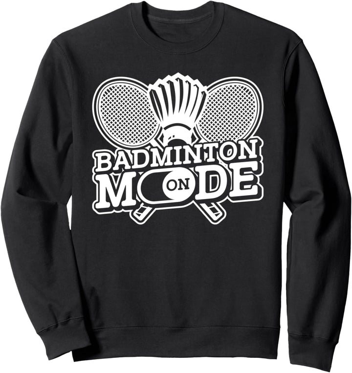 Federball Spieler - Schläger Badminton Sweatshirt