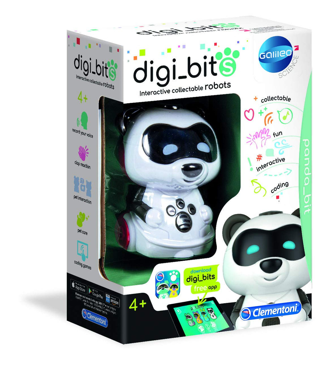 Clementoni - 52419 - Galileo - Digi_Bits - Panda_bit, Panda