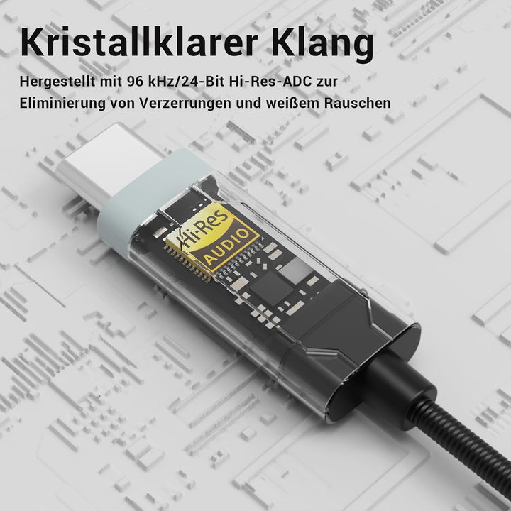 Cubilux USB-C-Schwanenhalsmikrofon, Typ-C-Boom-Mikrofon, kompatibel mit MacBook Pro/Air, iPad Pro 13