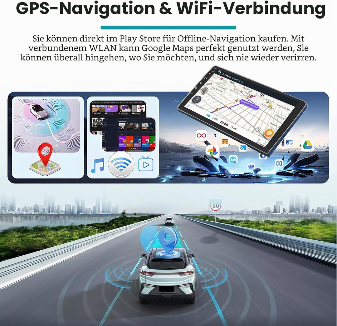 Hikity 2G 64G Android 15 Autoradio Für Peugeot 206 206CC 2001-2016/Cirteon C2 mit Wireless Carplay A