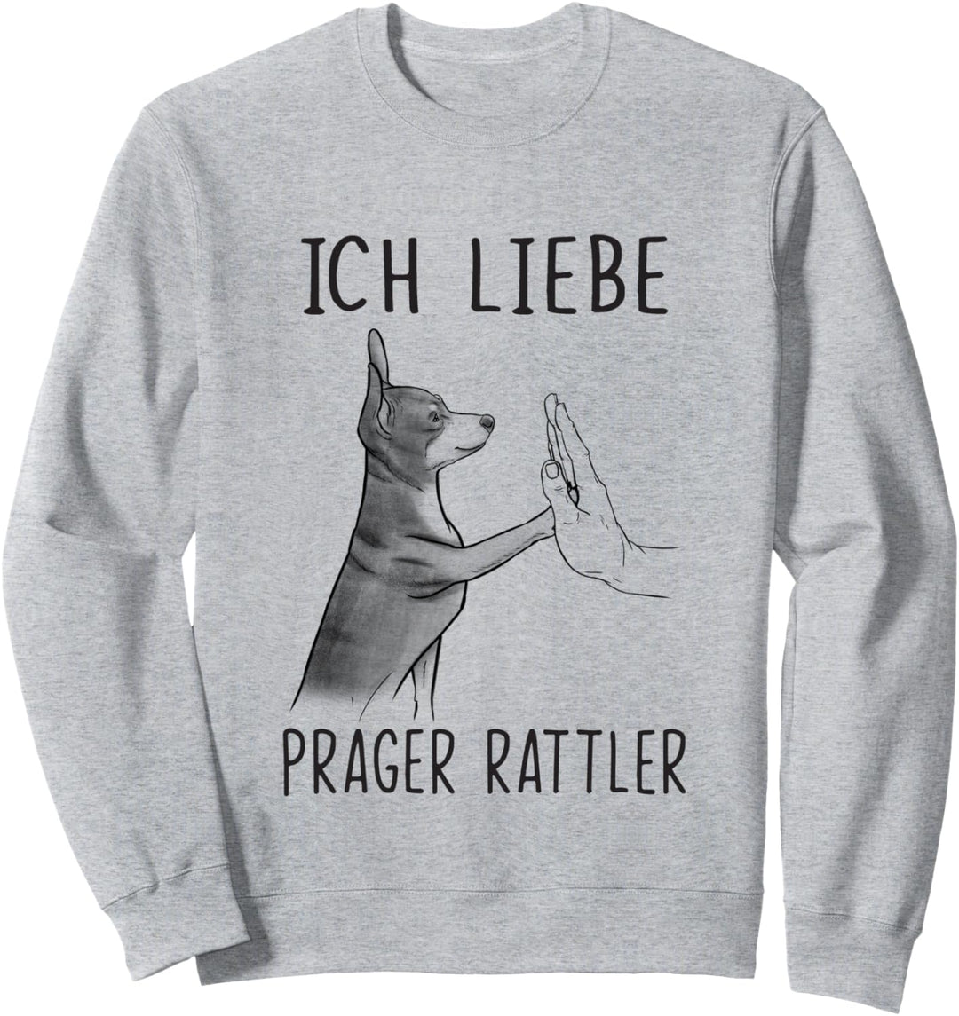 Ich Liebe Prager Rattler Hund Rattler Mama Prager Rattler Sweatshirt