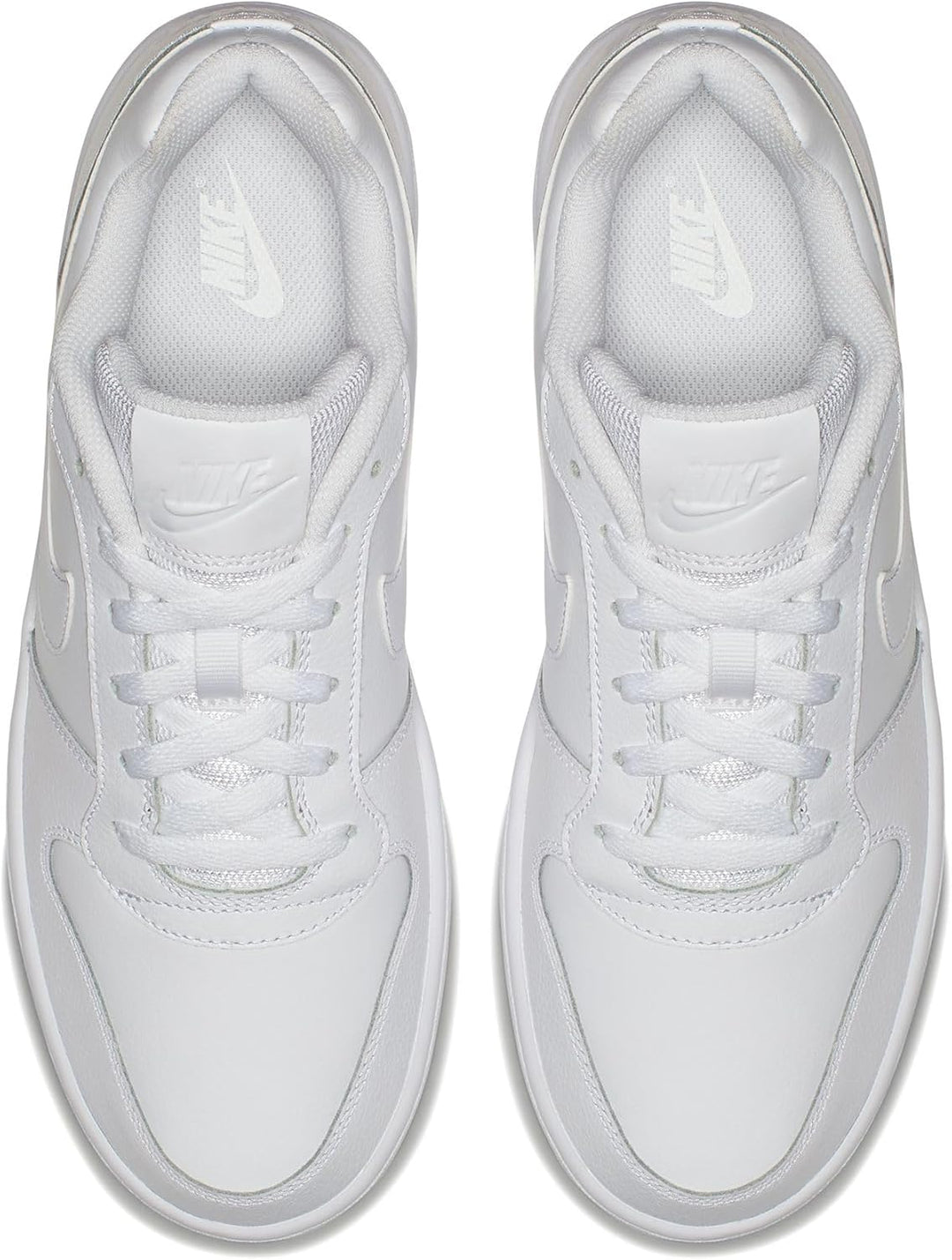 Nike Herren Ebernon Low Sneakers 43 EU Wei White White 100, 43 EU Wei White White 100