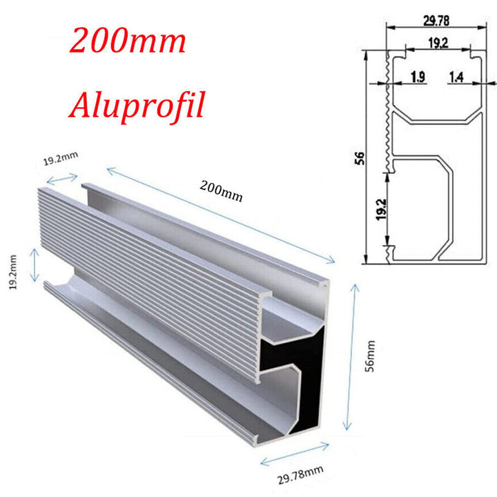 Solarmodul Halterung,Ziegeldach Solarpanel Halterung Dachhalterung für Aufachmontage Solar PV,Montag